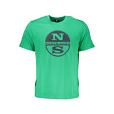 North Sails Green Cotton T-Shirt -   -  North Sails.